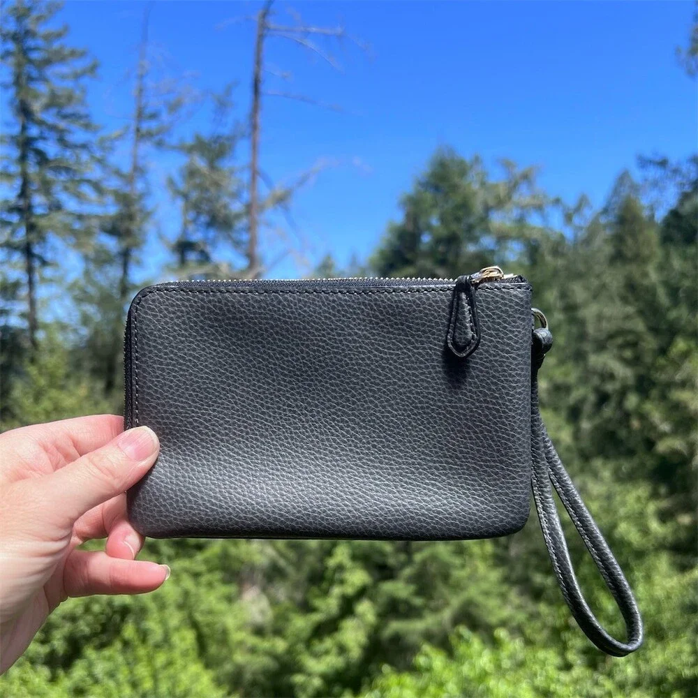 Coach double zip